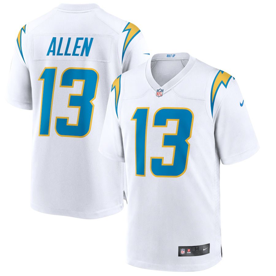 Men Los Angeles Chargers 13 Keenan Allen Nike White Game NFL Jersey